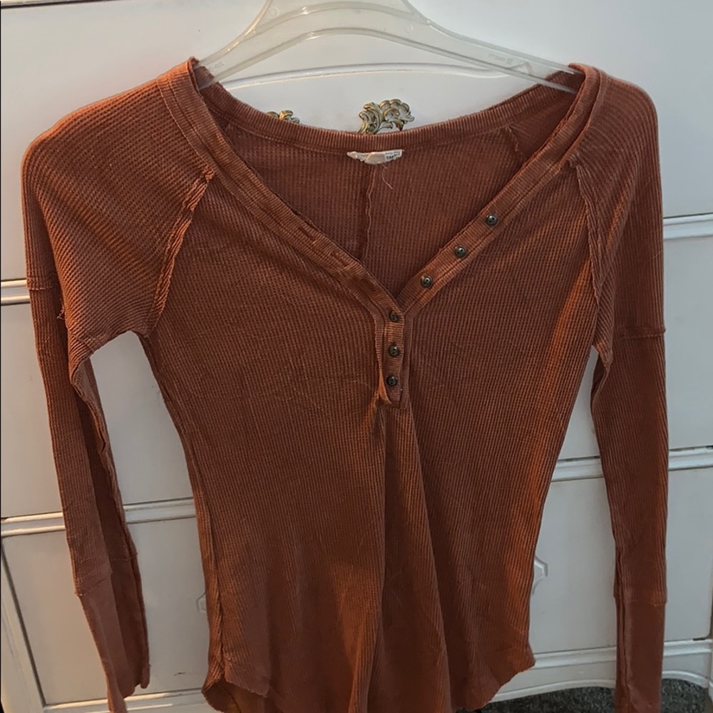 Orange shirt
